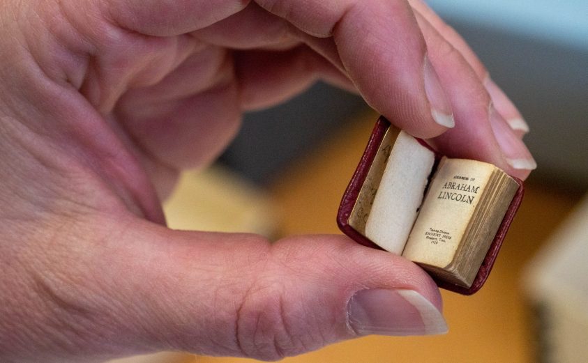 Tiny volume of Abraham Lincoln book