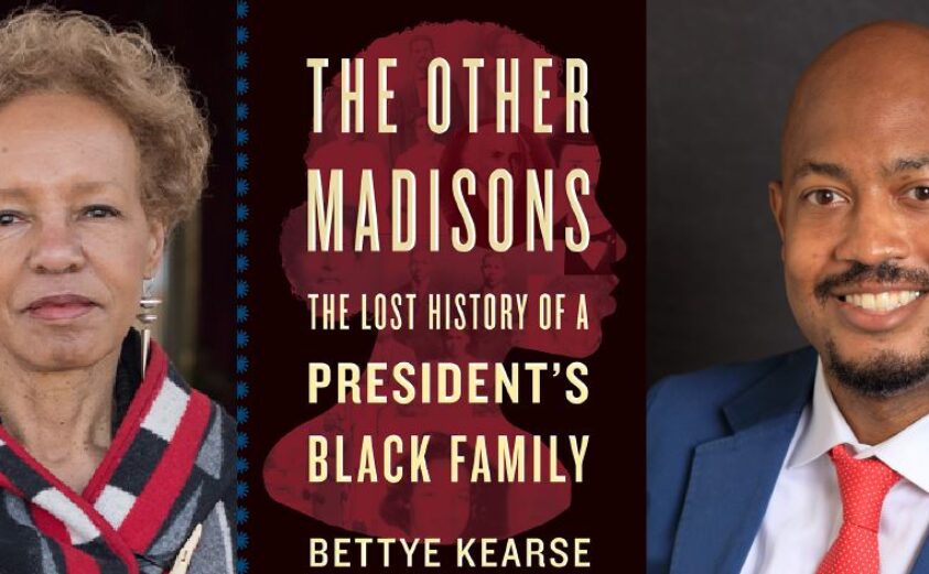 Author Bettye Kearse, her book, and Dr. Robert Bland