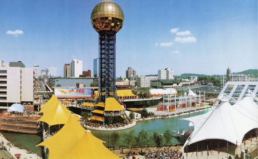 panorama of the 1982 World's Fair