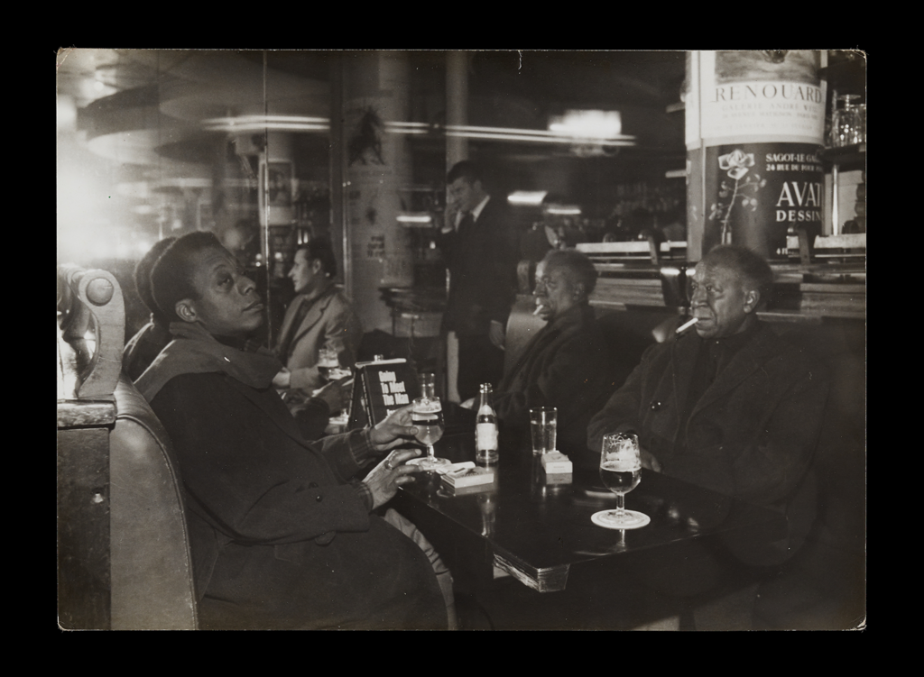 James Baldwin (left) and Beauford Delaney in Paris, 1965