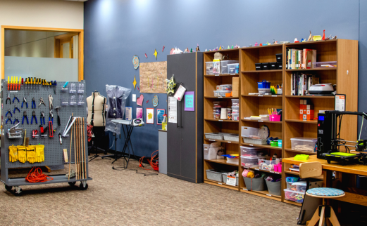 View to the Medbury Makerspace